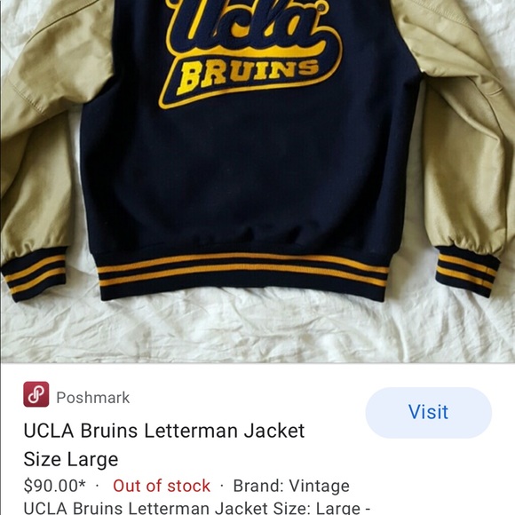 ISO Vintage UCLA jacket or cardigan - Picture 6 of 7